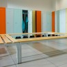Kleedkamerbank 4 zitplaatsen 150x37x43cm voor school en zwembad Sit M Kortingen