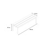 Kleedkamerbank 4 zitplaatsen 150x37x43cm voor school en zwembad Sit M Catalogus