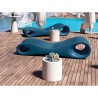 Slice outdoor ligstoel in modern polyethyleen ontwerp 