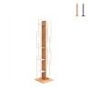 Verticale kolomboekenkast h150cm hout 10 planken Zia Veronica MH Aanbieding