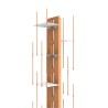 Verticale kolomboekenkast h150cm hout 10 planken Zia Veronica MH Kosten