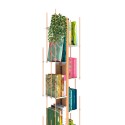 Verticale kolomboekenkast h150cm hout 10 planken Zia Veronica MH Keuze