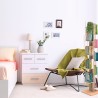 Verticale kolomboekenkast h150cm hout 10 planken Zia Veronica MH Aanbod