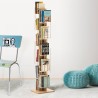Verticale kolomboekenkast h150cm hout 10 planken Zia Veronica MH 