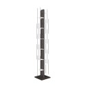 Verticale houten kolomboekenkast met 13 planken hoog 195 cm Zia Veronica H Catalogus