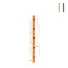 Verticale wandkast h150cm hout 10 planken Zia Veronica WMH Aanbieding