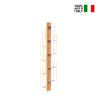 Verticale wandkast h150cm hout 10 planken Zia Veronica WMH Korting