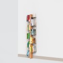 Verticale wandkast h150cm hout 10 planken Zia Veronica WMH Keuze