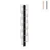 Verticale wandboekenkast h195cm hout 13 schappen Zia Veronica WH Verkoop