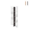 Hangende houten boekenkast verticaal h105cm 7 planken Zia Veronica SF Aanbieding