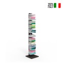 Verticale boekenrek kolom h150cm hout 10 planken Zia Ortensia MH Korting