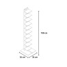Verticale boekenrek kolom h150cm hout 10 planken Zia Ortensia MH Aankoop