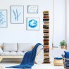 Verticale boekenrek hout h195cm 13 planken Zia Ortensia H Aanbod