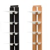 Verticale boekenrek hout h195cm 13 planken Zia Ortensia H Prijs