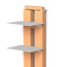 Zia Ortensia WMH Wandboekenkast Verticaal H150cm Hout 10 Planken Afmetingen