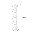 Zia Ortensia WMH Wandboekenkast Verticaal H150cm Hout 10 Planken Aankoop