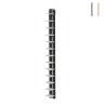 Verticale houten wandboekenkast h195cm 13 planken Zia Ortensia WH Aanbieding