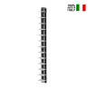 Verticale houten wandboekenkast h195cm 13 planken Zia Ortensia WH Korting
