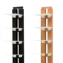 Hangende houten boekenkast h105cm 7 verticale planken Zia Ortensia SF Afmetingen