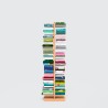 Zia Bice MH verticale boekenkast, 150 cm hoog, dubbelzijdig, 20 planken Karakteristieken