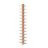 Dubbelzijdige wandkast h195cm van hout met 26 planken Zia Bice WH Voorraad