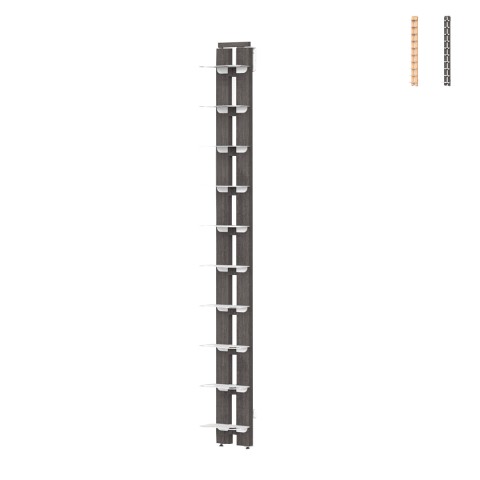 Wand wijnrek voor 20 flessen design Zia Gaia WMH Aanbieding