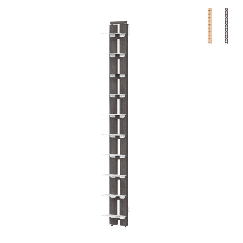 Wand wijnrek voor 20 flessen design Zia Gaia WMH Aanbieding Wand wijnrek voor 20 flessen design Zia Gaia WMH Aanbieding