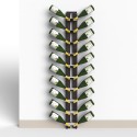 Wand wijnrek voor 20 flessen design Zia Gaia WMH Karakteristieken