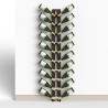 Wand wijnrek voor 20 flessen design Zia Gaia WMH Karakteristieken