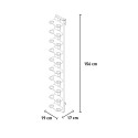 Wand wijnrek voor 20 flessen design Zia Gaia WMH 