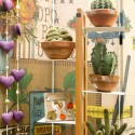 Indoor kolom plantenpotten 10 schappen ontwerp Zia Flora MH Catalogus