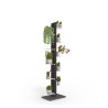 Zia Flora MH – Kolomvormige plantenstandaard voor binnen met 10 planken design Keuze