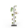 Zia Flora MH – Kolomvormige plantenstandaard voor binnen met 10 planken design Afmetingen