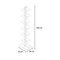 Zia Flora H Kolomvormige Plantenstandaard voor Binnen, 13 Planken Design Afmetingen