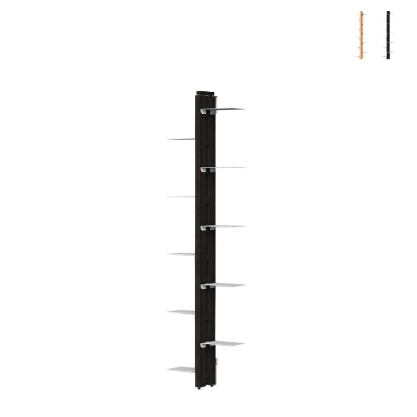 Design wandplantenhouder voor binnen, 10 schappen, Zia Flora WMH Aanbieding