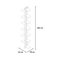 Zia Flora WH wanddesign plantenhouder voor binnen, 13 schappen Keuze