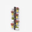 Hangende plantenhouder voor binnen, design met 8 planken Zia Flora SF Voorraad