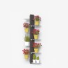 Hangende plantenhouder voor binnen, design met 8 planken Zia Flora SF Voorraad