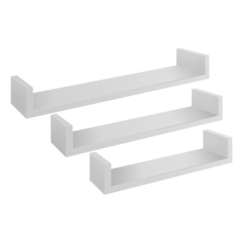 Set van 3 wandplanken moderne design Calamita Aanbieding