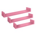 Set van 3 wandplanken moderne design Calamita 