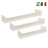 Set van 3 wandplanken woonkamer modern rek Calamita Maxi Prijs