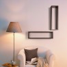Moderne rechthoekige wandplank kubus design plank Regolo 