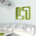 Moderne design wandplank decoratief rek woonkamer Lettera 