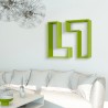 Moderne design wandplank decoratief rek woonkamer Lettera 
