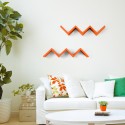 Moderne decoratieve wandplank Saetta voor woonkamer Afmetingen