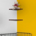 Saturno houten hoekwandplank voor aan de muur Aanbieding