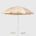 Winddichte strandparasol 220 cm van katoen Bagnino Light Aanbieding