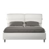 Tweepersoonsbed 160x190 met opbergruimte en gevoerde hoofdkussens Nandy Korting