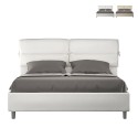Tweepersoonsbed 160x190 met opbergruimte en gevoerde hoofdkussens Nandy Aanbieding