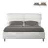 Tweepersoonsbed 160x190 met opbergruimte en gevoerde hoofdkussens Nandy Aanbieding